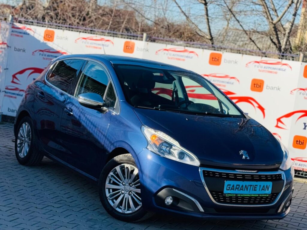 Peugeot 208 BlueHdi/1.6 Diesel 100 cp / Fab09.2017/ Euro 6 / Posibilitate Rate Cu Buletinul/GARANTIE 1 AN